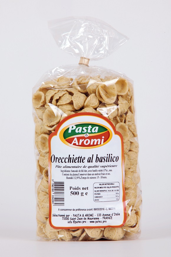 ORECCHIETTE AU BASILIC 500g