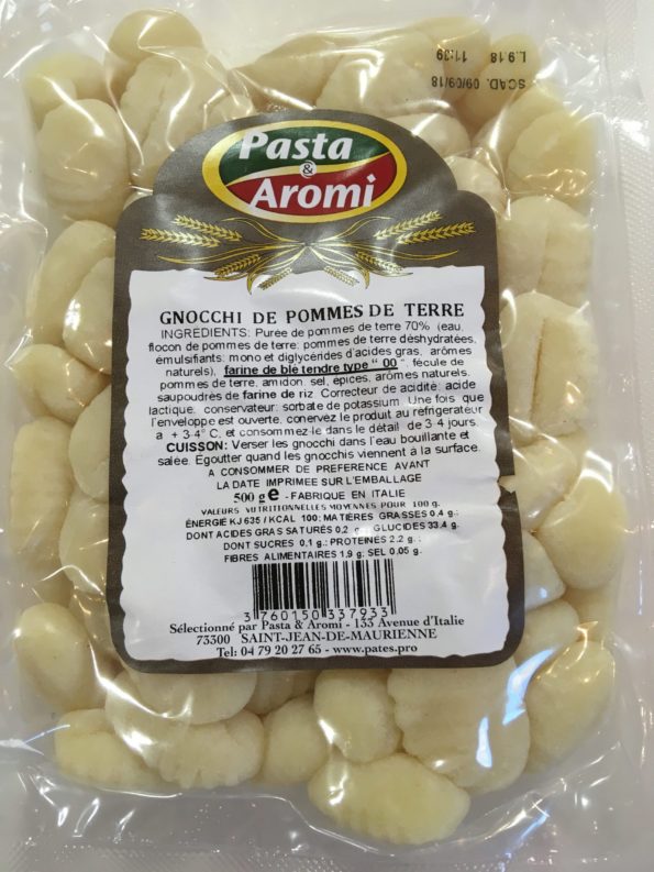 gnocchi de pomme de terre