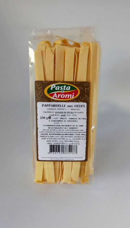Pappardelles aux oeufs 250g