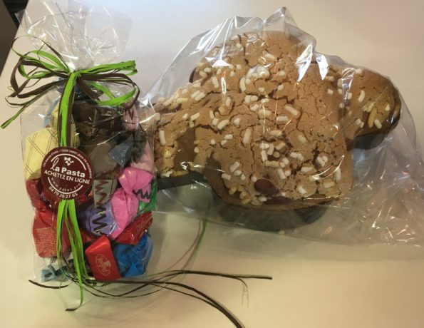 colombe et ses chocolats