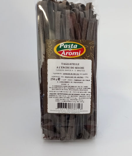 Tagliatelle à l'encre de seiche 250g
