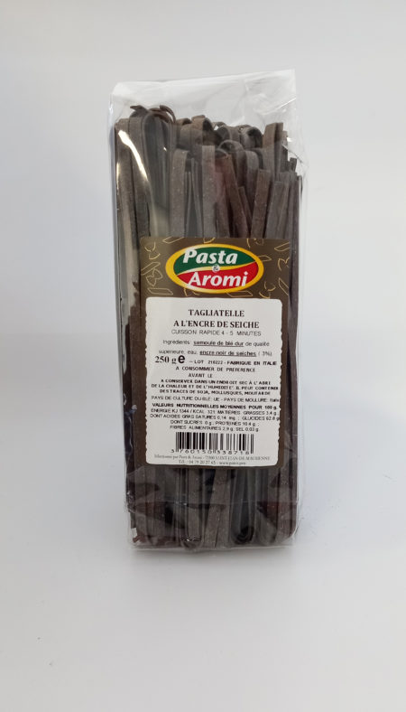Tagliatelle à l'encre de seiche 250g