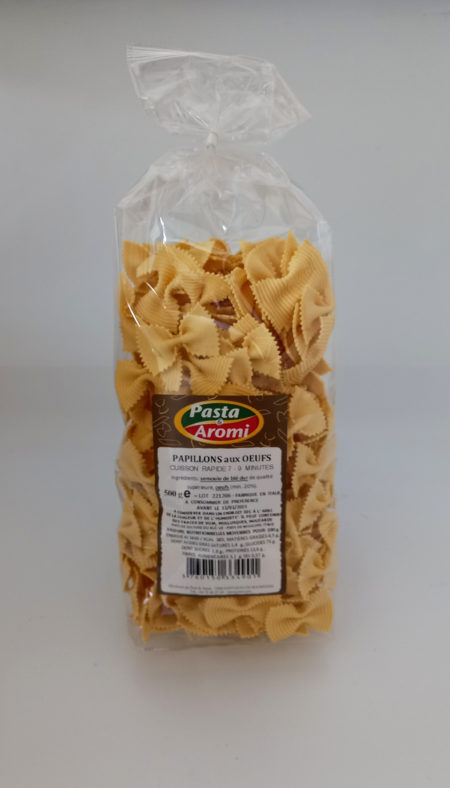 Papillons aux œufs 500g