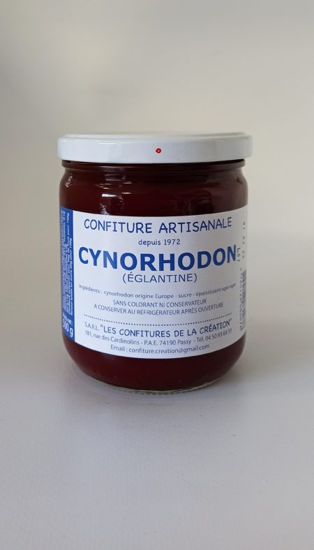 Confiture artisanale Cynorhodon Epépiné (Eglantine)  500g