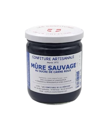 Confiture artisanale Mûre sauvage 500g