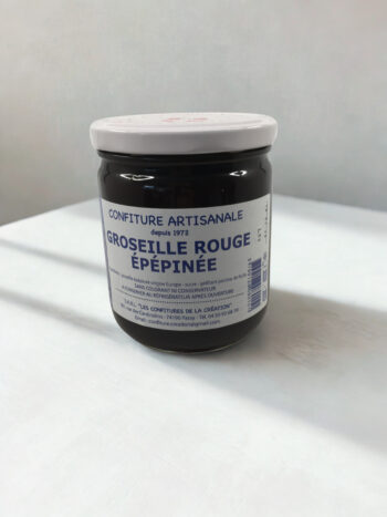 Confiture artisanale Groseille Rouge 500g