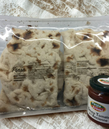 Lot Pinsa 4X 130g + sauce tomate à l'ancienne 280g
