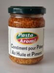 Condiment pour Pâtes Ail, Huile et Piment 130G