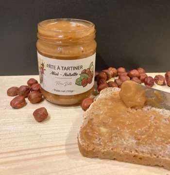 Pâte à tartiner "miel, noisette" 250G