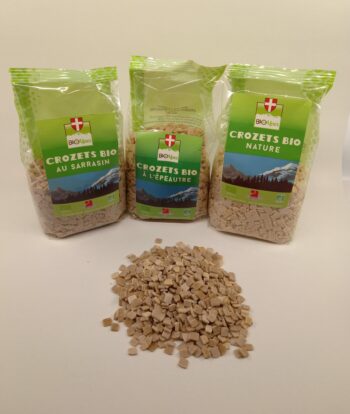 LOT 3 paquets de crozets Bio Nature, Sarrasin et Epeautre 400G