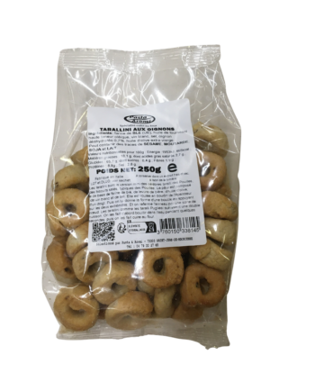 Tarallini aux oignons 250G