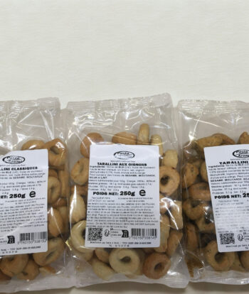 Lot 3 Paquets de Tarallini 250G